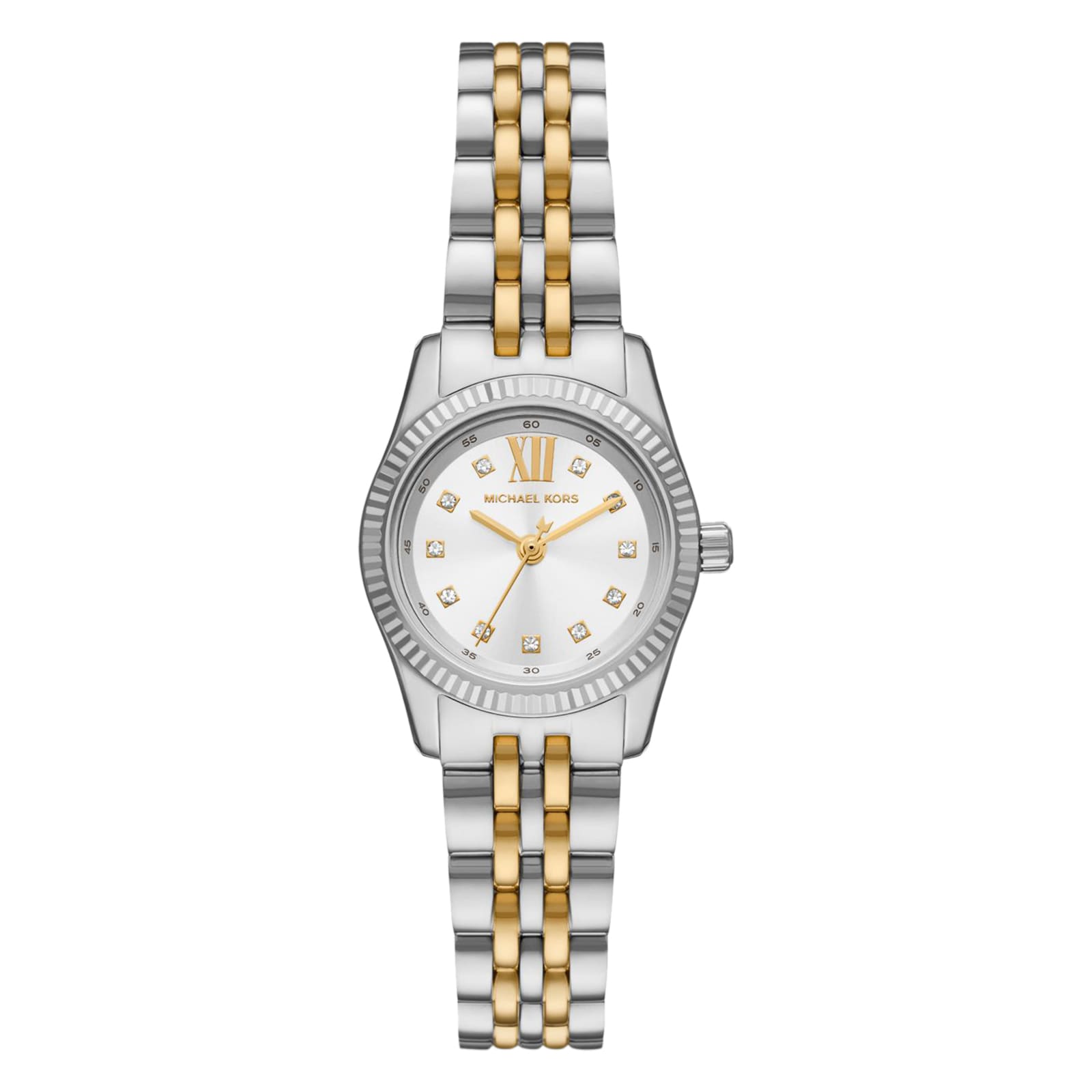 Michael Kors Petite Lexington Pave Two-Tone Watch