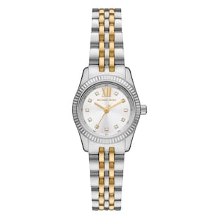 Michael Kors Petite Lexington Pave Two-Tone Watch