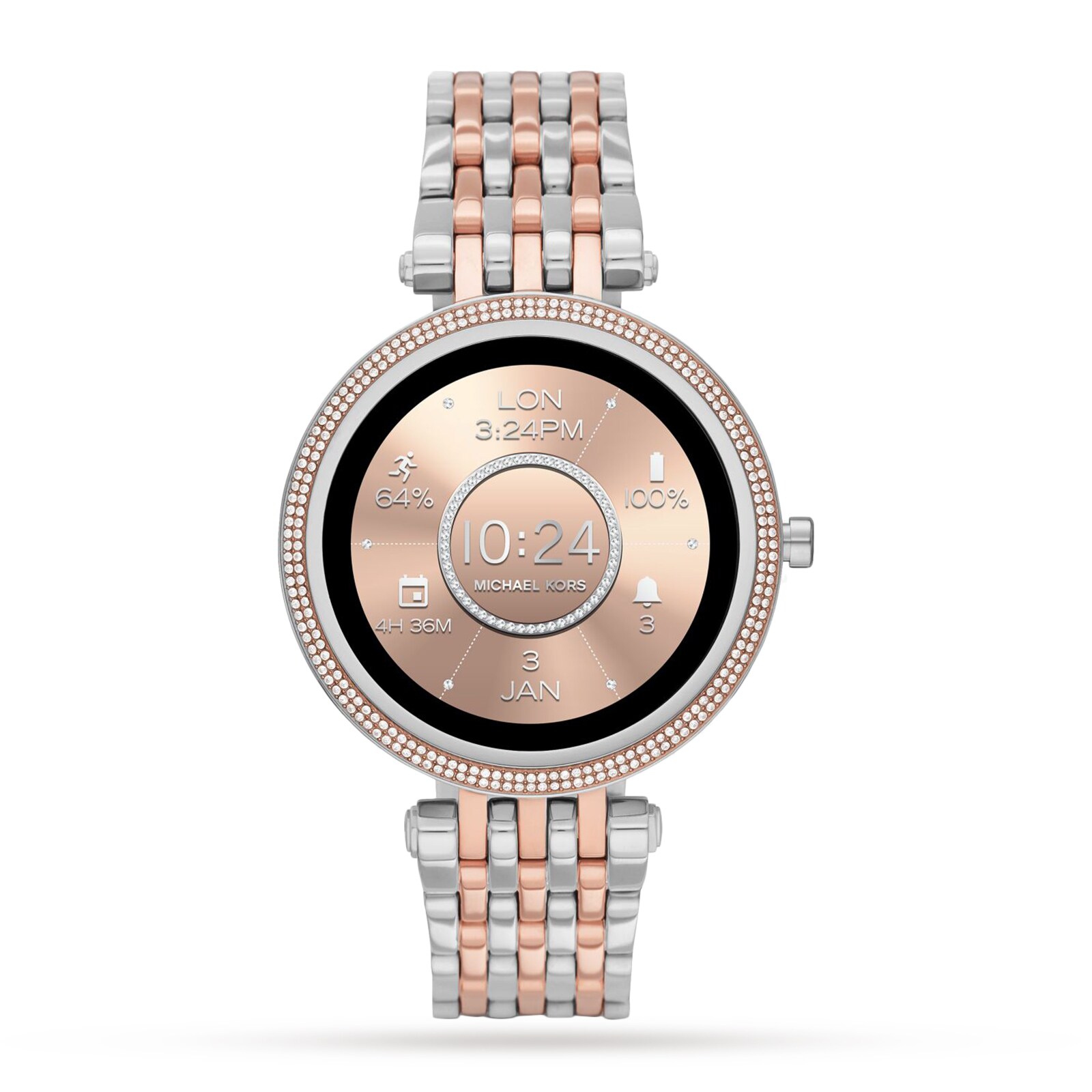 Michael Kors Gen 5E Darci Pave Two-Tone Smartwatch
