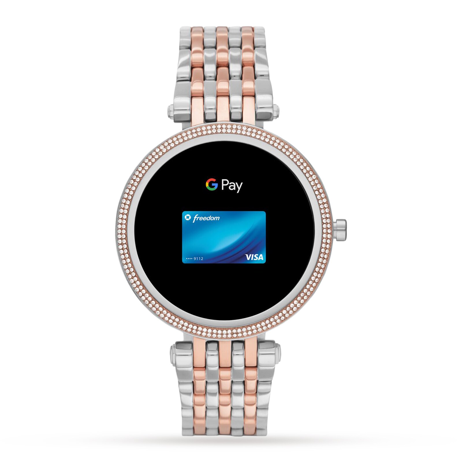 Michael Kors Gen 5E Darci Pave Two-Tone Smartwatch