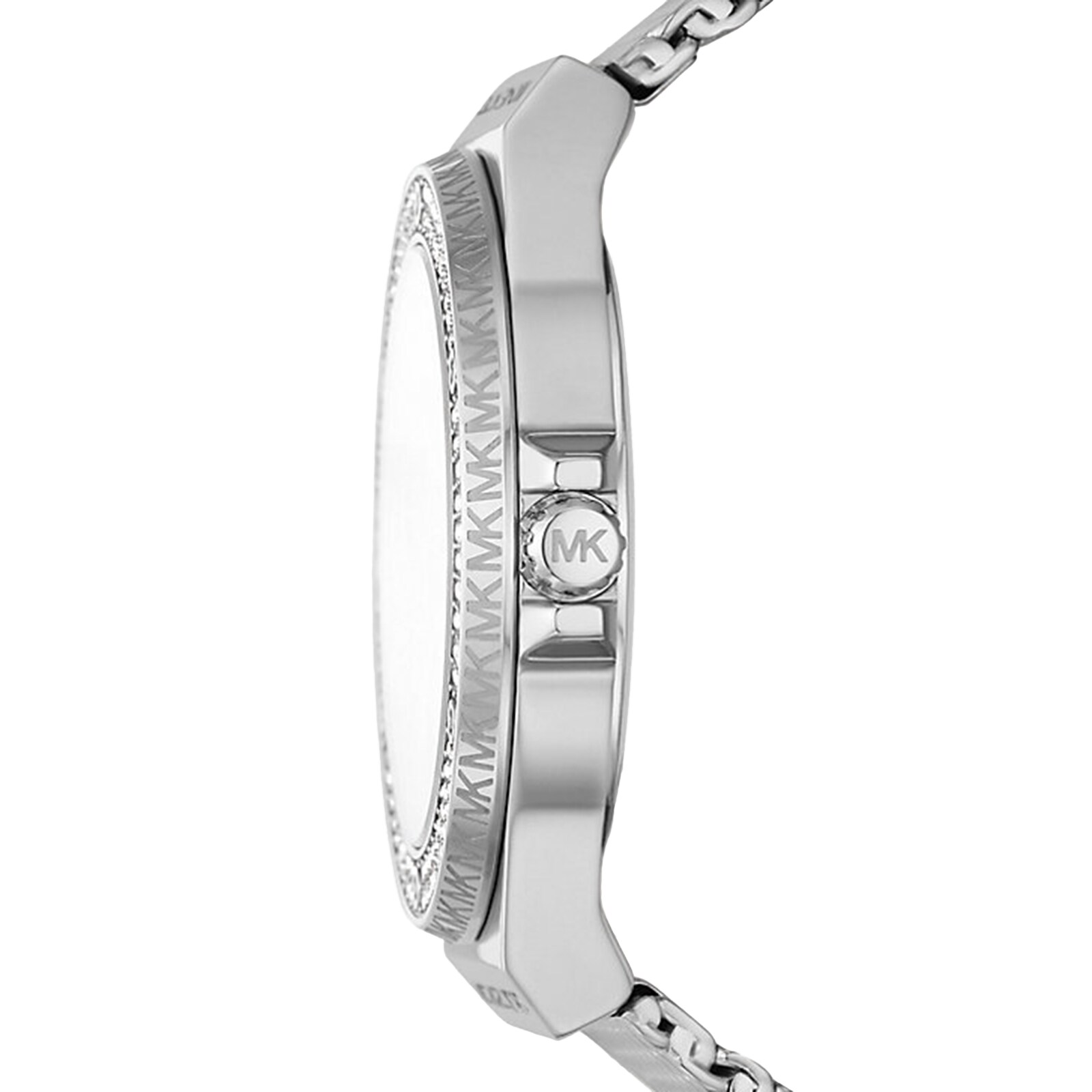 Michael Kors Lennox Pavé 37mm Ladies Watch Silver