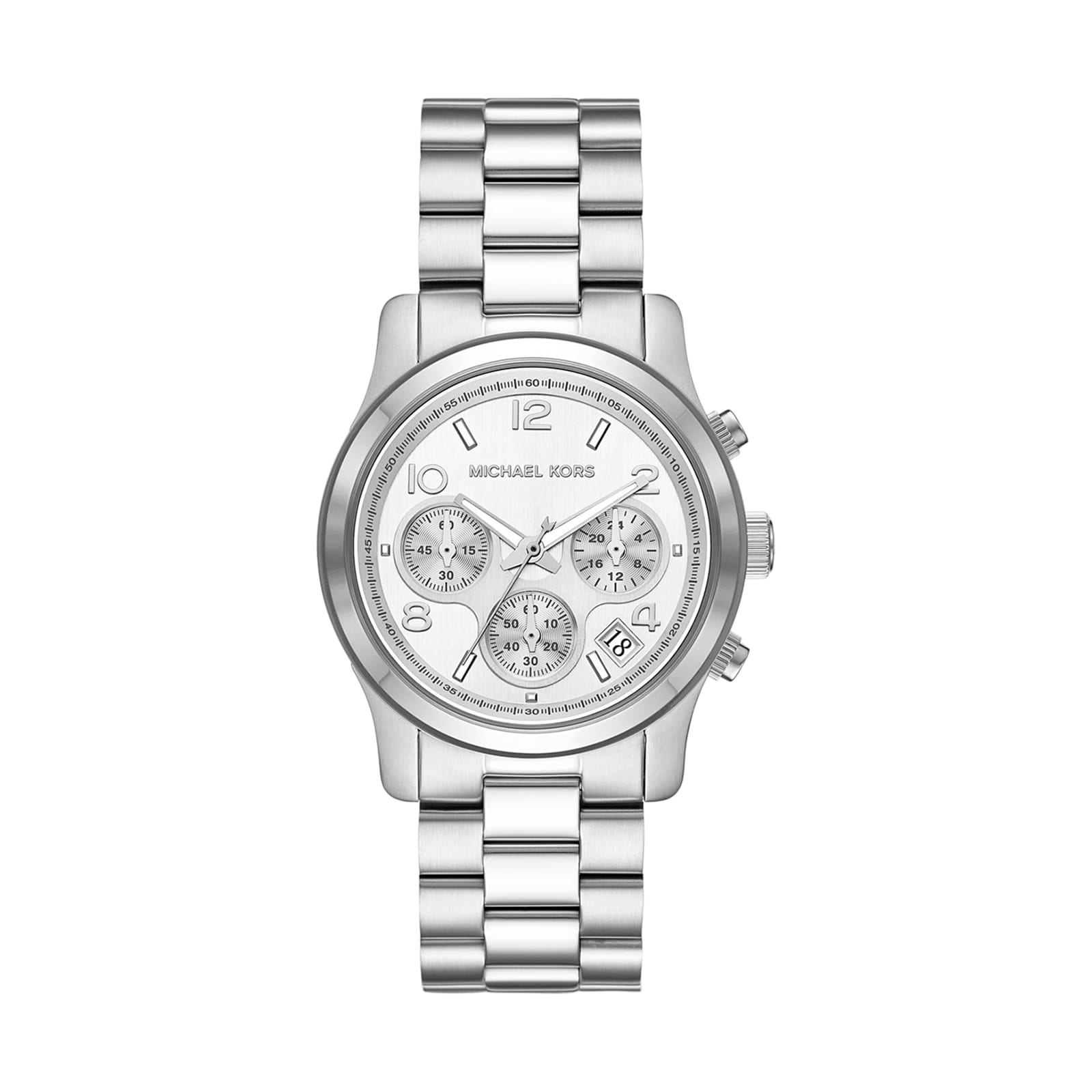 Michael Kors Runway 38mm Ladies Watch Silver MK7325 | Goldsmiths