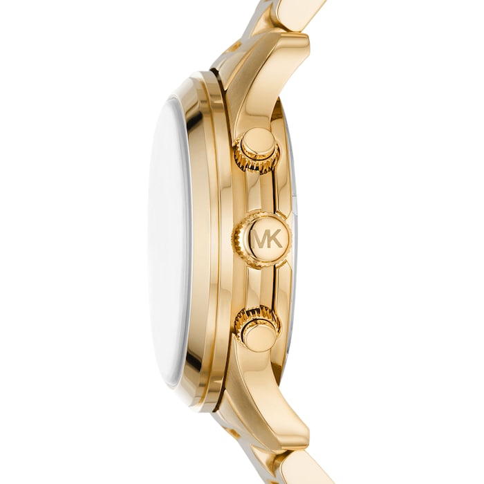 Michael Kors Runway 38mm Ladies Watch Yellow Gold