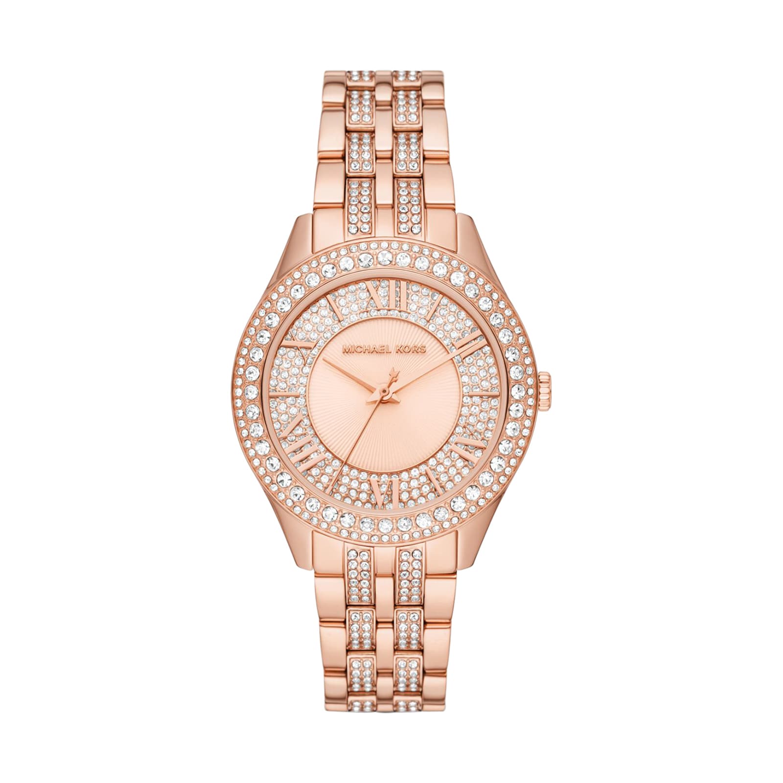 Michael Kors Harlowe Pave 38mm Ladies Watch Rose Gold MK4710 | Goldsmiths