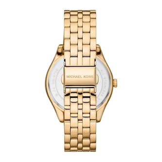 Michael Kors Harlowe Pavé 38mm Ladies Watch Gold Michael Kors Harlowe Pavé 38mm Ladies Watch Gold