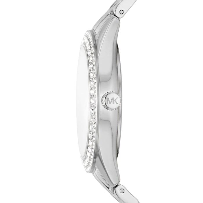 Michael Kors Harlowe Pave 38mm Ladies Watch Silver