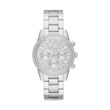 Michael Kors Ritz Chronograph 37mm Ladies Watch Silver