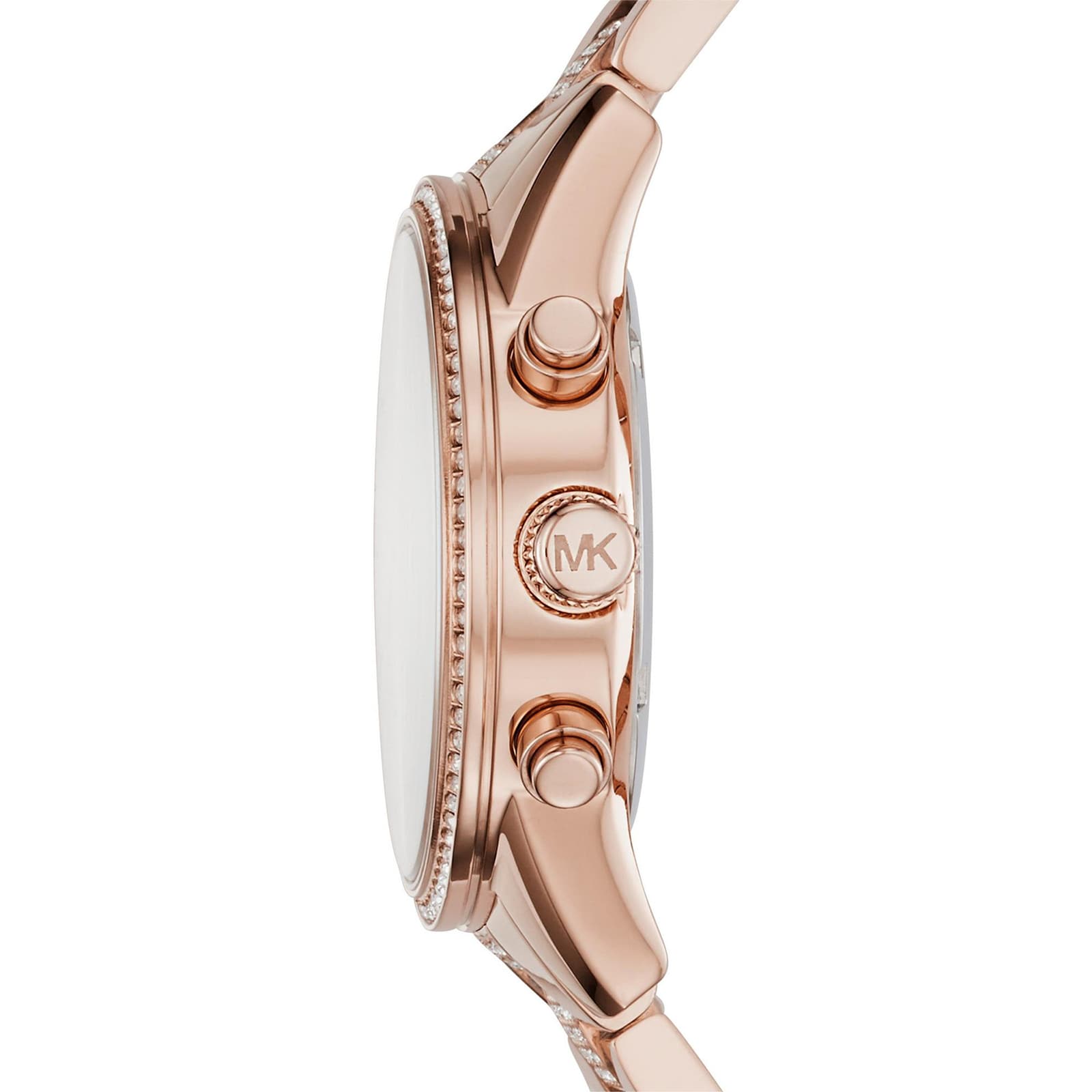 Michael Kors Ritz Chronograph 37mm Ladies Watch Rose Gold