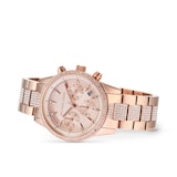 Michael Kors Ritz Chronograph 37mm Ladies Watch Rose Gold