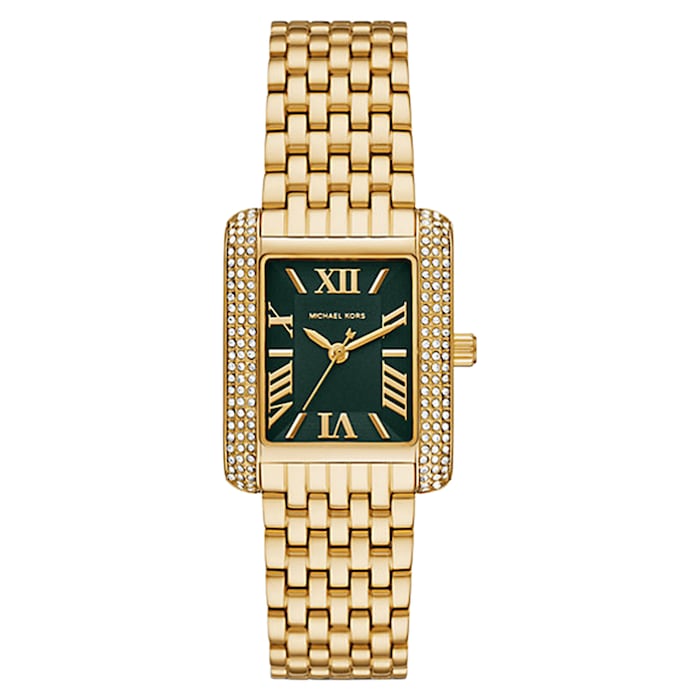 Michael Kors Petite Emery Pave Gold-Tone Watch