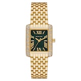 Michael Kors Petite Emery Pave Gold-Tone Watch