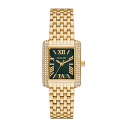 17991021 - Petite Emery Pave Gold-Tone Watch