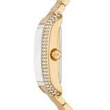 Michael Kors Petite Emery Pave Gold-Tone Watch
