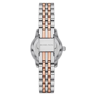Michael Kors Lexington Pave Two-Tone Watch and Slider Bracelet Gift Set