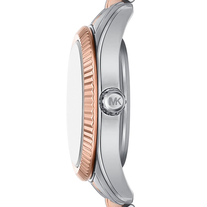 Michael Kors Lexington Pave Two-Tone Watch and Slider Bracelet Gift Set