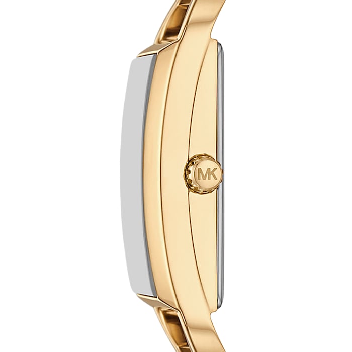 Michael Kors Mini Empire Pave Gold-Tone Bangle Watch