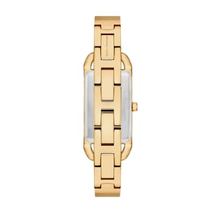 Michael Kors Mini Empire Pave Gold-Tone Bangle Watch