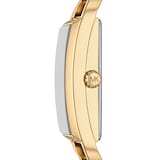 Michael Kors Mini Empire Pave Gold-Tone Bangle Watch
