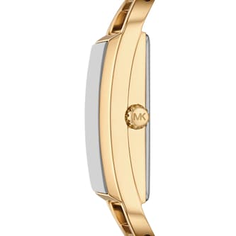 Michael Kors Mini Empire Pave Gold-Tone Bangle Watch Michael Kors Mini Empire Pave Gold-Tone Bangle Watch