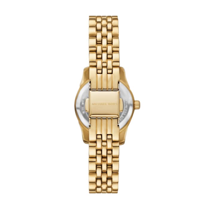 Michael Kors Petite Lexington Pave Gold-Tone Watch