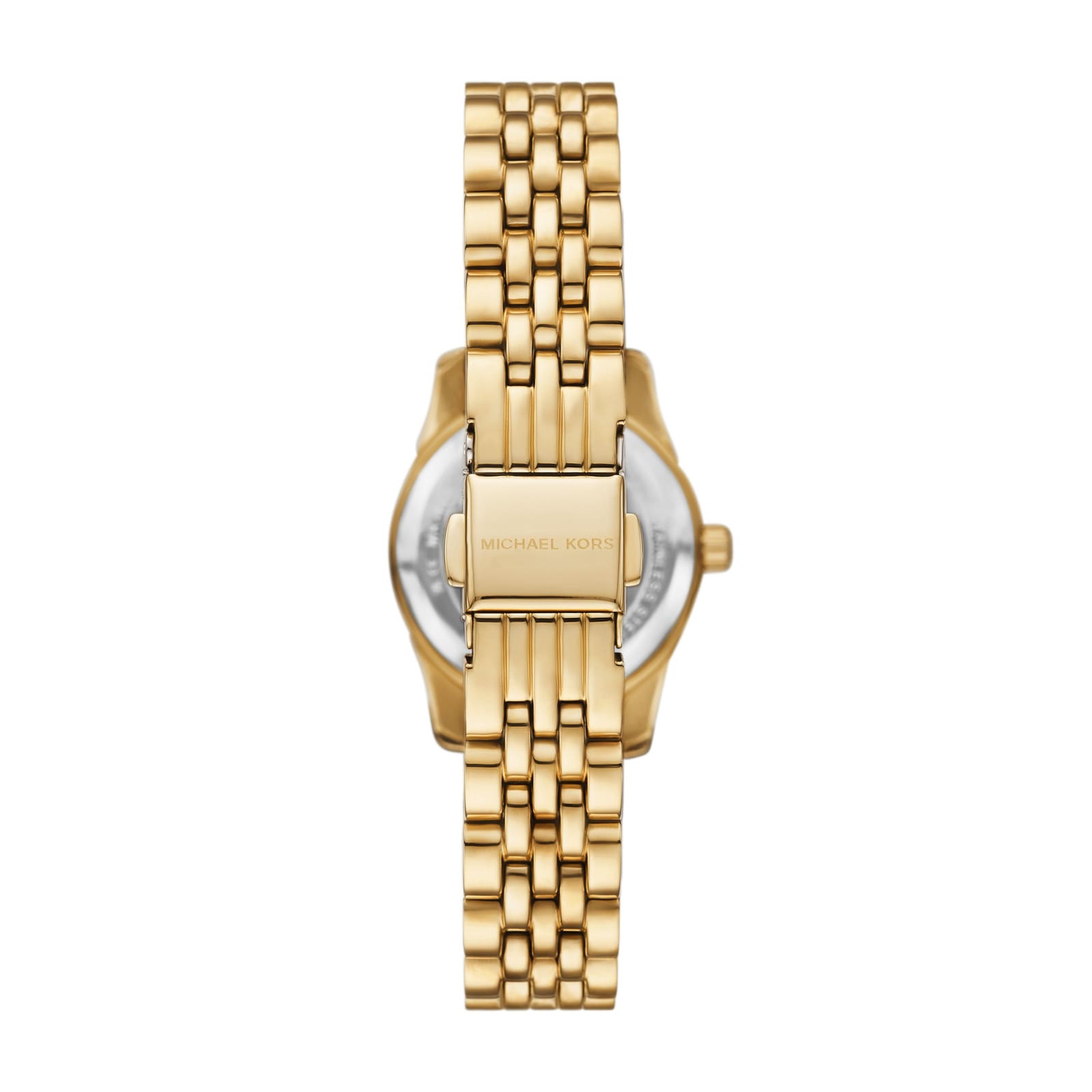 Michael Kors Petite Lexington Pave Gold-Tone Watch