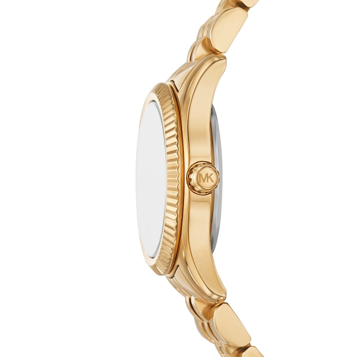 Michael Kors Petite Lexington Pave Gold-Tone Watch