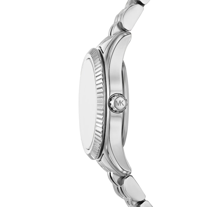 Michael Kors Petite Lexington Pave Silver-Tone Watch