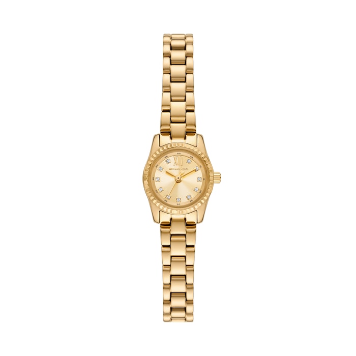 Michael Kors Mini Sage Pave Gold-Tone Watch