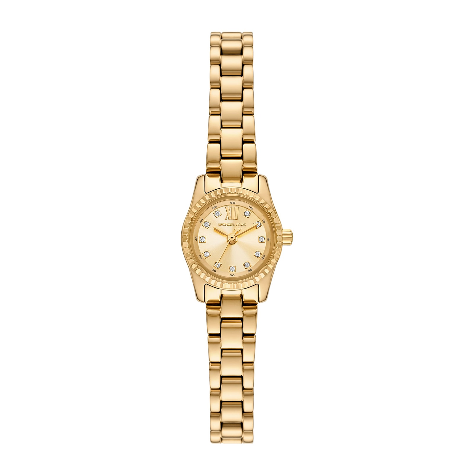 Michael Kors Mini Sage Pave Gold-Tone Watch