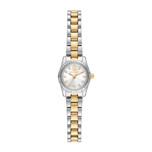 Michael Kors Micro Lexington Pave Two-Tone Watch