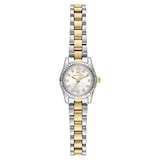 Michael Kors Micro Lexington Pave Two-Tone Watch
