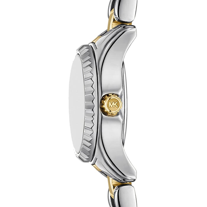 Michael Kors Micro Lexington Pave Two-Tone Watch