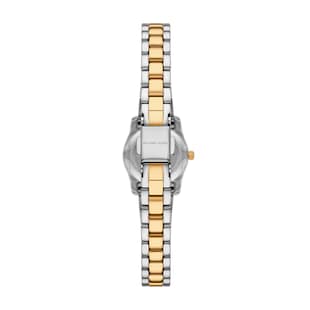 Michael Kors Micro Lexington Pave Two-Tone Watch