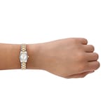 Michael Kors Micro Lexington Pave Two-Tone Watch