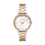 Michael Kors Pyper Bicolour Three Hand Ladies Watch