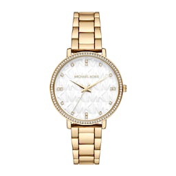 17991036 - Michael Kors Pyper Three-Hand Stainless Steel Watch