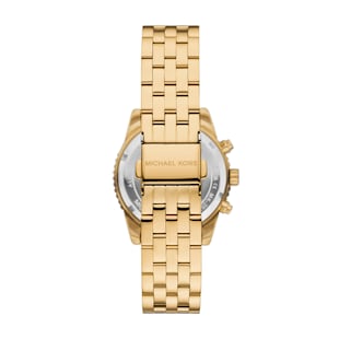 Michael Kors Mini Bryant Pave Gold-Tone Watch