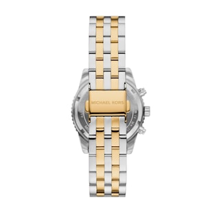 Michael Kors Mini Bryant Pave Two-Tone Watch