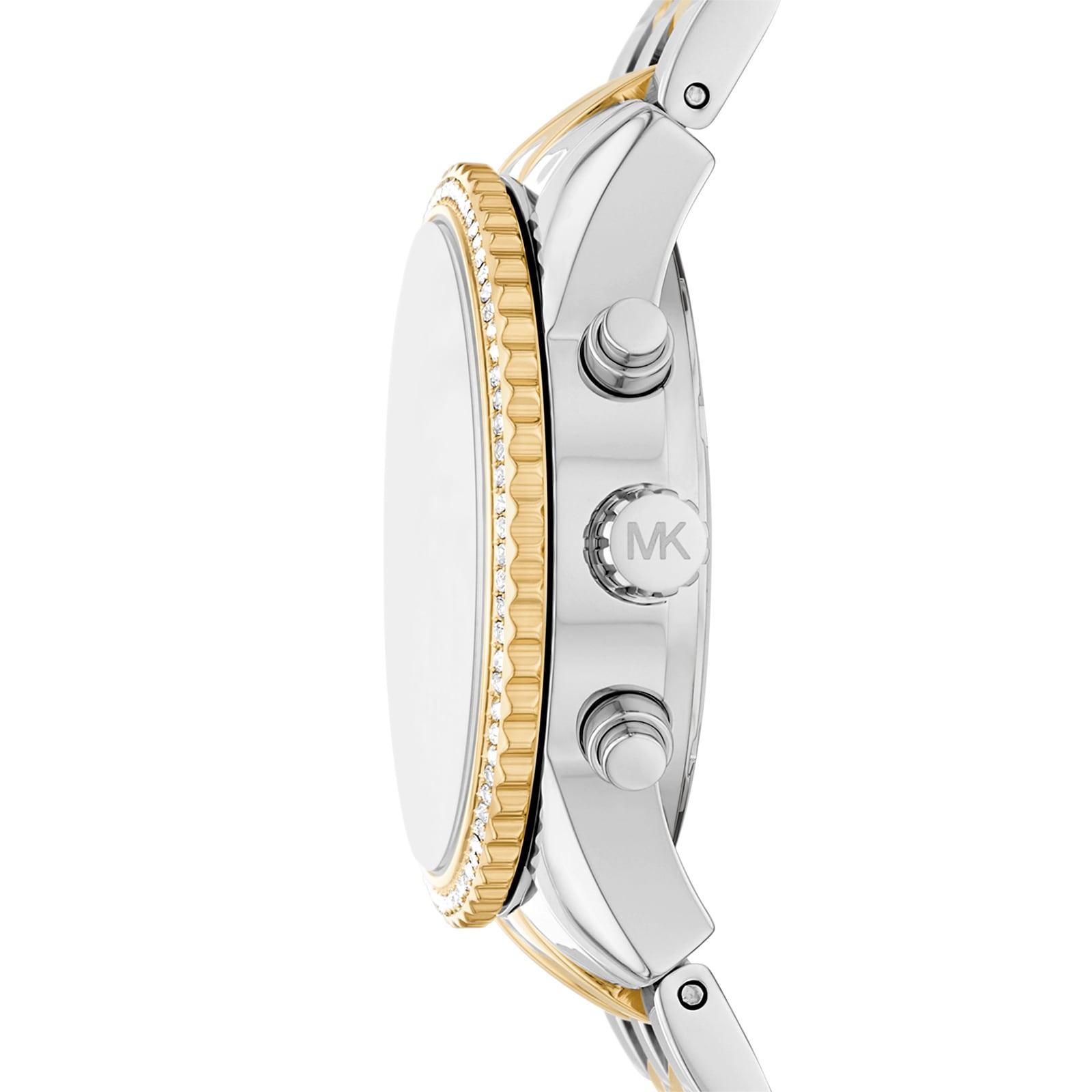 Michael Kors Mini Bryant Pave Two-Tone Watch Michael Kors Mini Bryant Pave Two-Tone Watch
