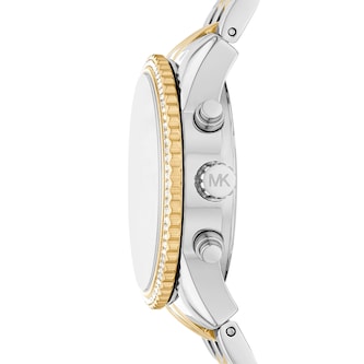 Michael Kors Mini Bryant Pave Two-Tone Watch Michael Kors Mini Bryant Pave Two-Tone Watch
