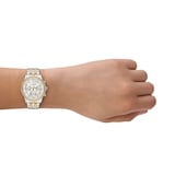 Michael Kors Mini Bryant Pave Two-Tone Watch