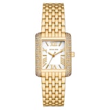 Michael Kors Petite Emery Pave Gold-Tone Watch