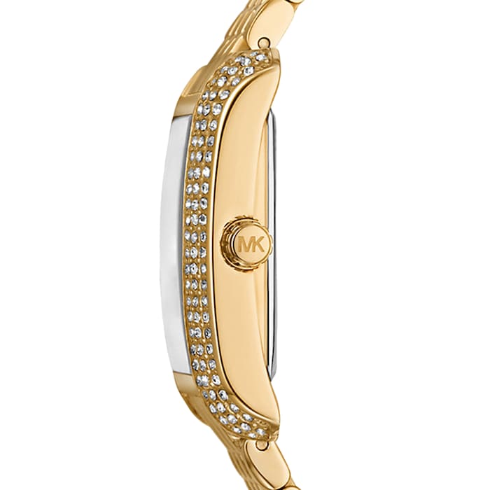Michael Kors Petite Emery Pave Gold-Tone Watch