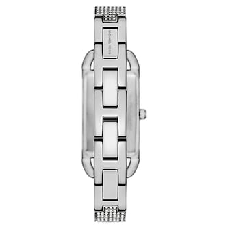 Michael Kors Mini Empire Pave Silver-Tone Bangle Watch Michael Kors Mini Empire Pave Silver-Tone Bangle Watch