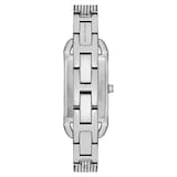 Michael Kors Mini Empire Pave Silver-Tone Bangle Watch