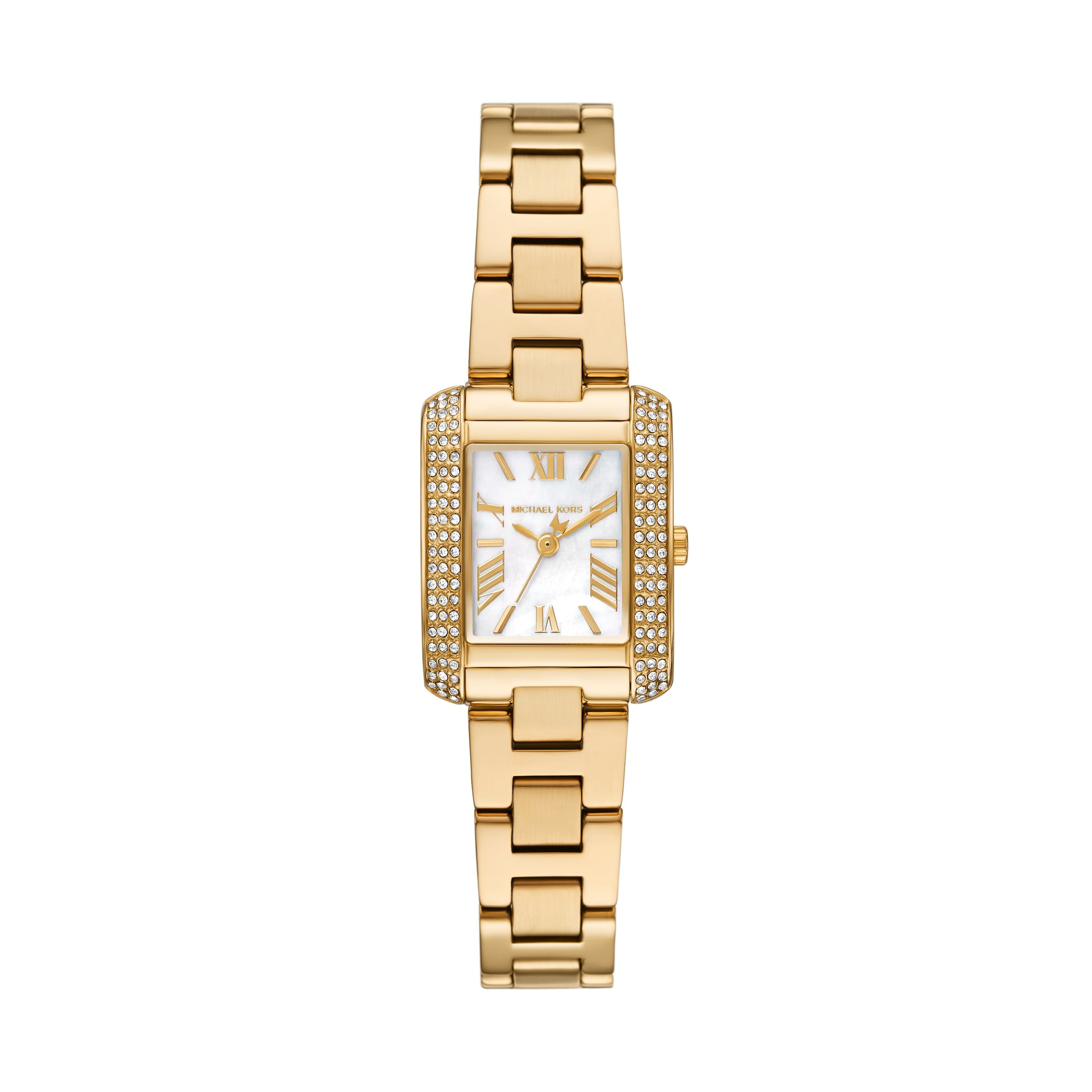 Michael Kors Emery Mother Of Pearl Gold Plated Watch