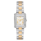 Michael Kors Petite Emery Pave Two-Tone Watch