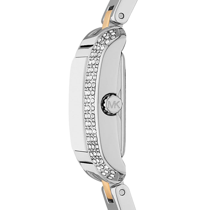 Michael Kors Petite Emery Pave Two-Tone Watch