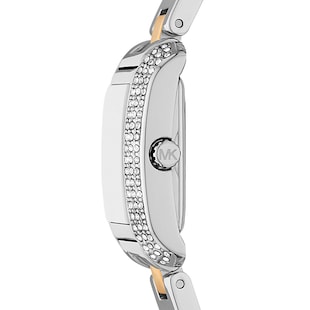 Michael Kors Petite Emery Pave Two-Tone Watch