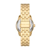 Michael Kors Bryant Pave Logo Gold-Tone Watch
